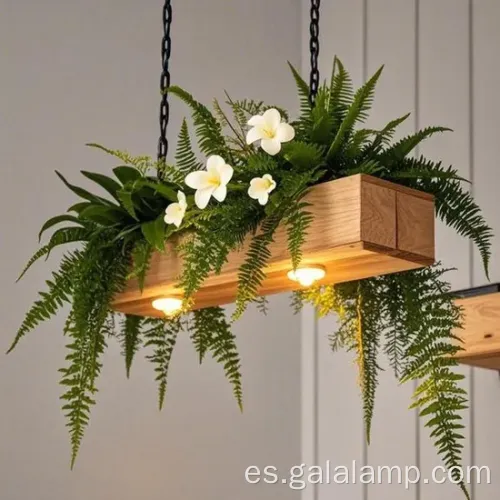Elegante lámpara LED grande para la decoración del restaurante